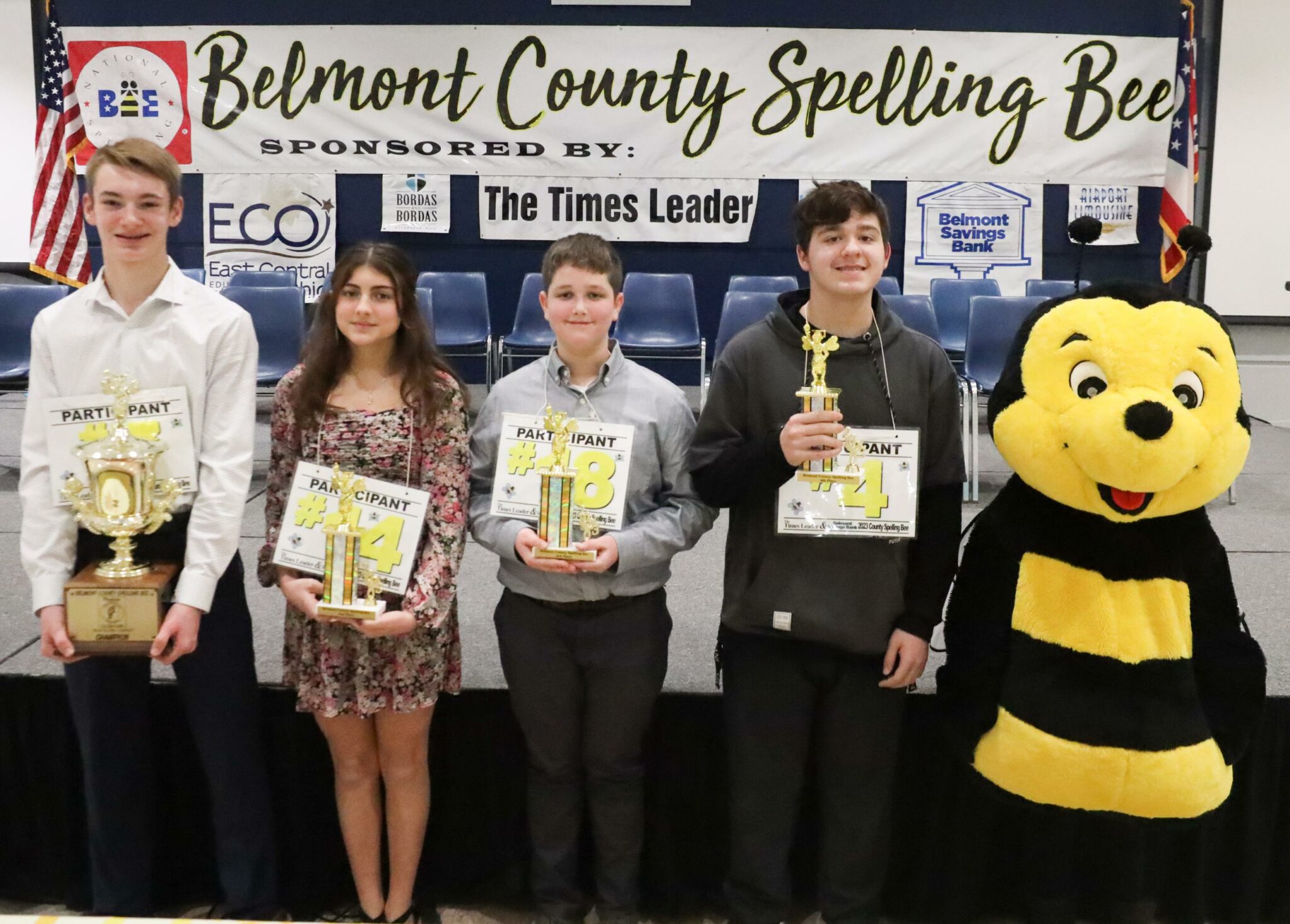 Belmont County Spelling Bee Champion Wins Two Years in a Row East